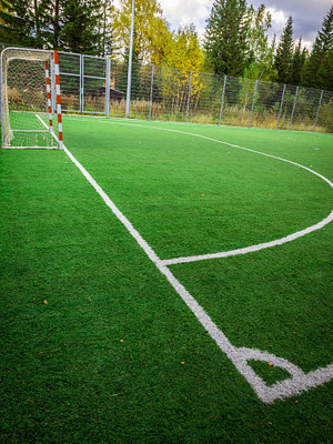 Soccer field lines